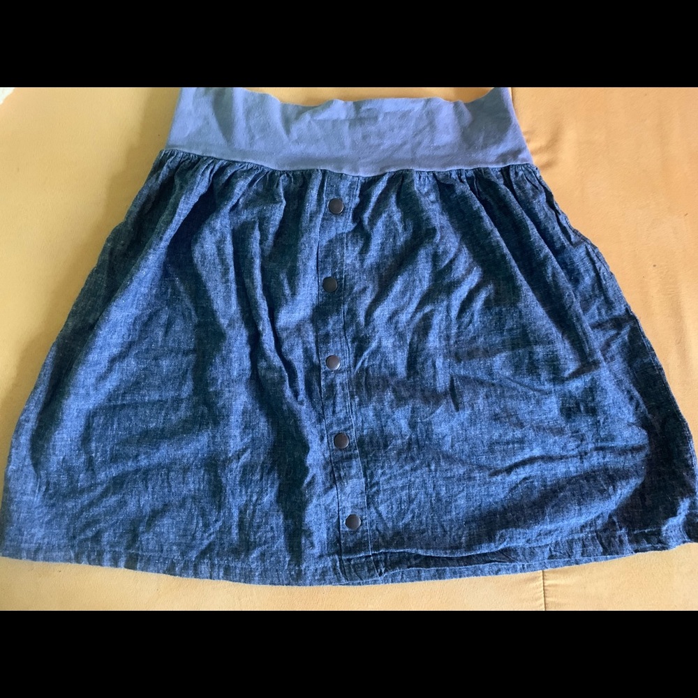 Conscious clothing skirt, handmade L
